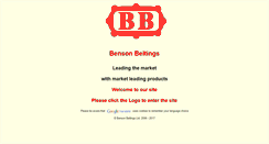 Desktop Screenshot of benson-beltings.co.uk